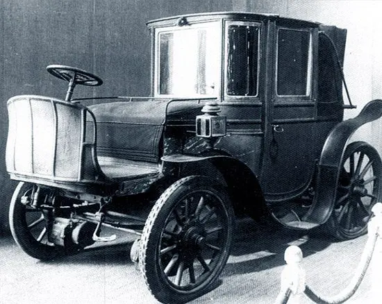Ηλεκτροκίνητο ταξί από την Krieger, 1906