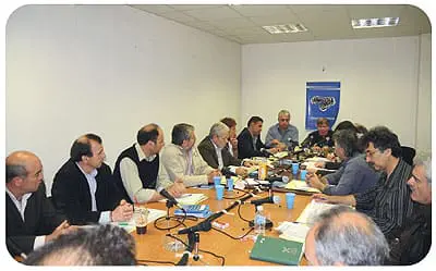 Μέλη του Δ.Σ. της ομοσπονδίας.