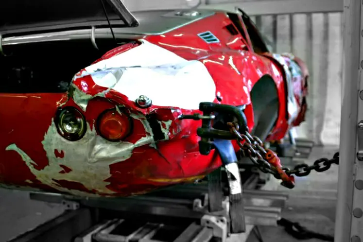 exotic crashed cars