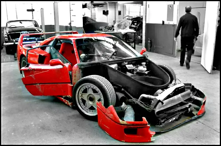 exotic crashed cars