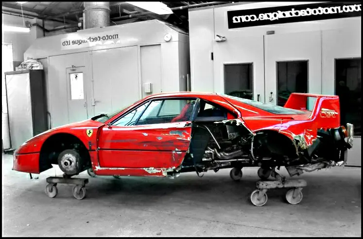 exotic crashed cars