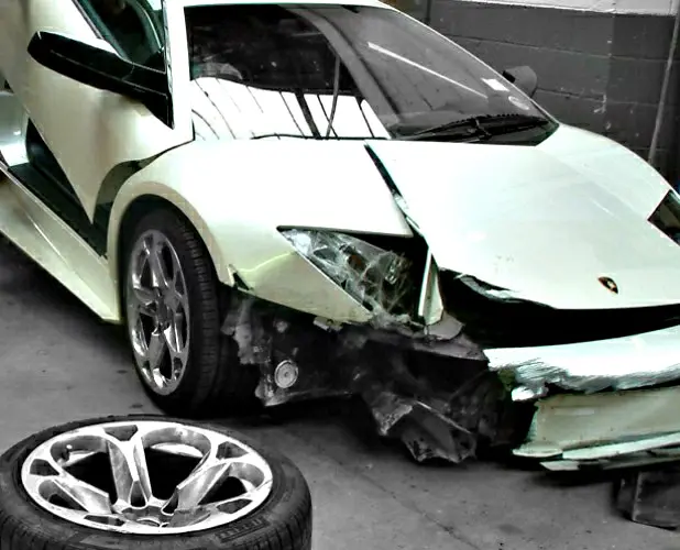 exotic crashed cars
