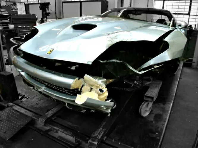 exotic crashed cars