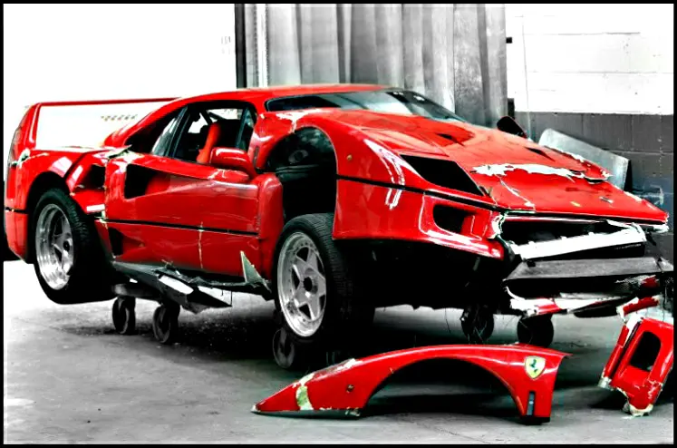exotic crashed cars