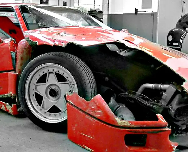exotic crashed cars