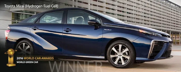 Το ηλεκτρικό TOYOTA MIRAI με κυψέλες καυσίμου