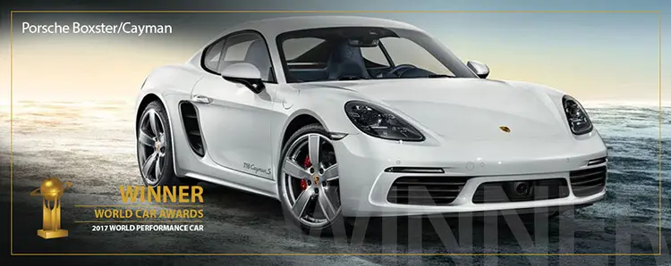 Αυτοκίνητο επιδόσεων 2017 (2017 World Performance Car) - PORSCHE BOXSTER CAYMAN