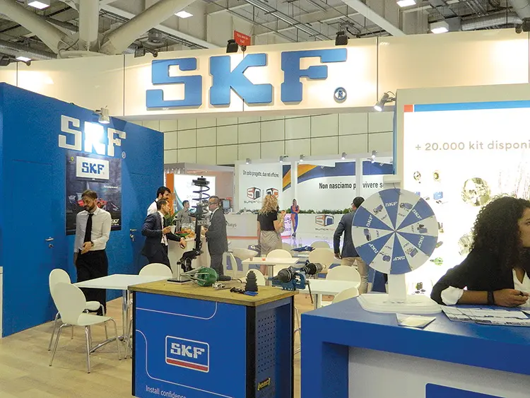 Δυναμική και η παρουσία της SKF στην έκθεση