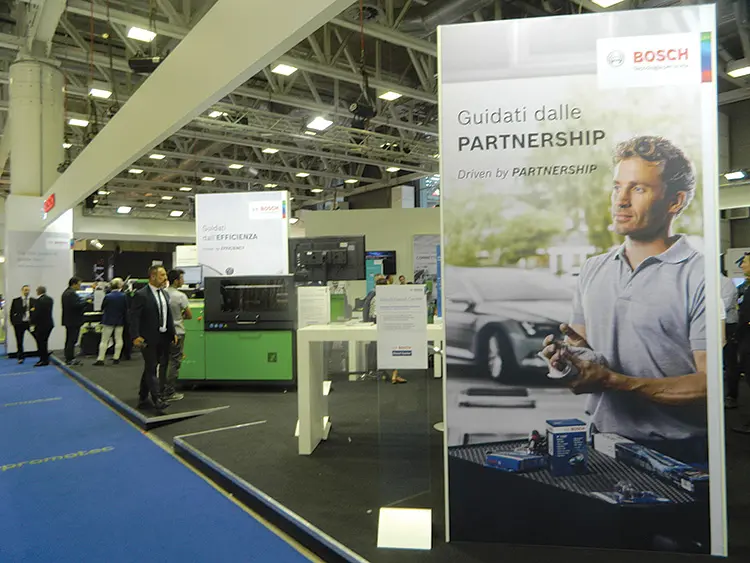 Άποψη από το περίπτερο της BOSCH