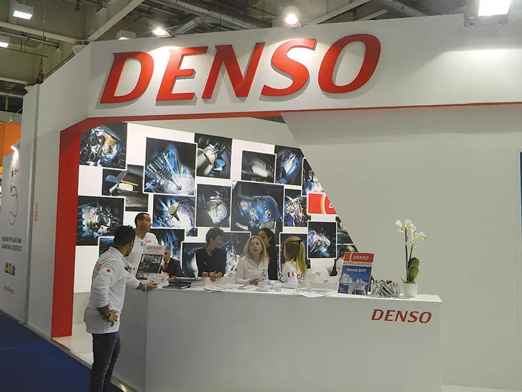 Άποψη από το περίπτερο της DENSO
