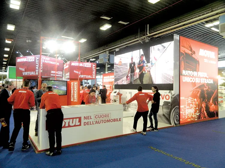 Άποψη από το περίπτερο της MOTUL