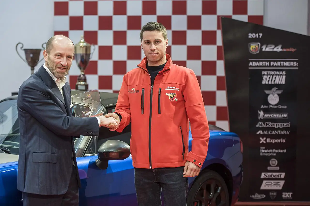 Luca Napolitano, Head of EMEA Fiat and Abarth Brand and Fabrizio Andolfi jr (02/2018)