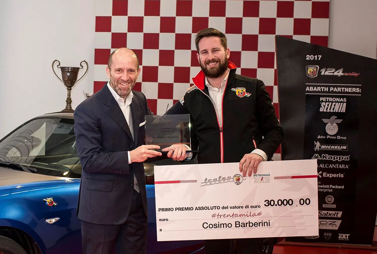Luca Napolitano, Head of EMEA Fiat and Abarth Brand and Cosimo Barberini (02/2018)