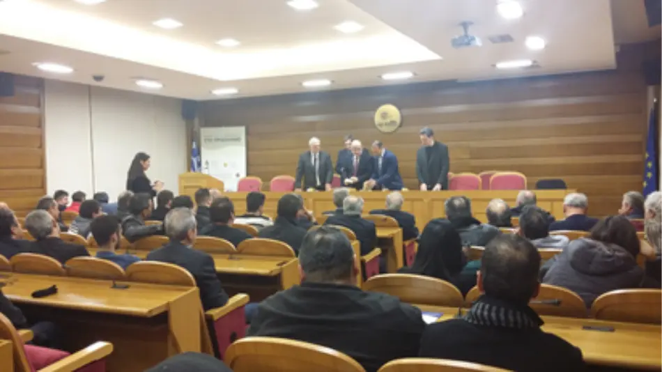 Κοπή της πρωτοχρονιάτικης πίτας της ΚΕΚ ΓΣΕΒΕΕ