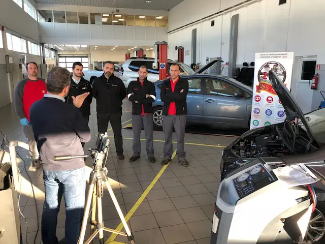 Σεμινάριο για την απόκτηση βεβαίωσης A/C στο δίκτυο της Toyota στην Αθήνα
