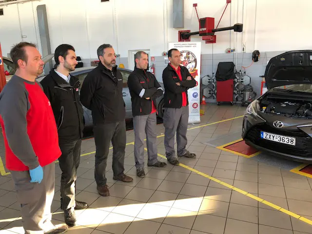 Σεμινάριο για την απόκτηση βεβαίωσης A/C στο δίκτυο της Toyota στην Αθήνα