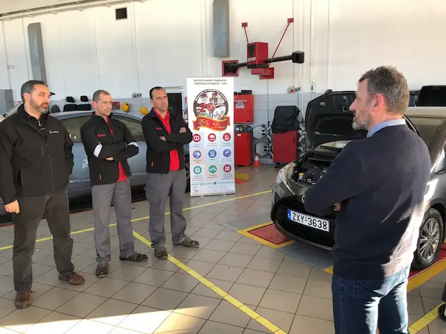 Σεμινάριο για την απόκτηση βεβαίωσης A/C στο δίκτυο της Toyota στην Αθήνα