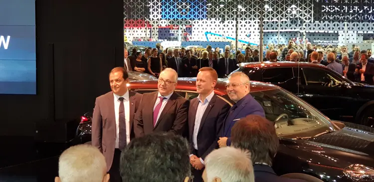 Η Γαλλική Αντιπροσωπεία με το κο Συγγελίδη στην παρουσίαση του DS 3 Crossback
