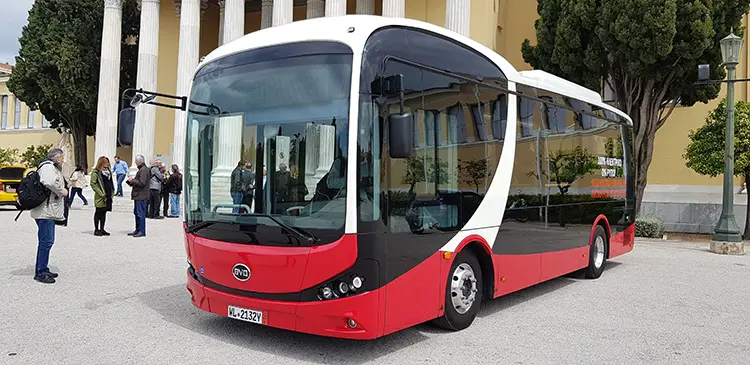 Παρουσίαση του Ηλεκτρικού Λεωφορείου BYD στο Ζάππειο