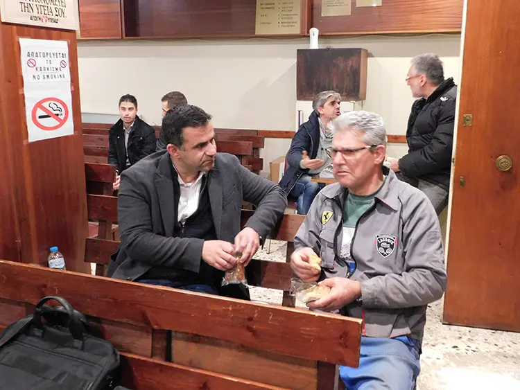 Κοπή Πίτας Πανελλήνιου Συνδέσμου Ιδιοκτητών Συνεργείων Επισκευής Φρένων