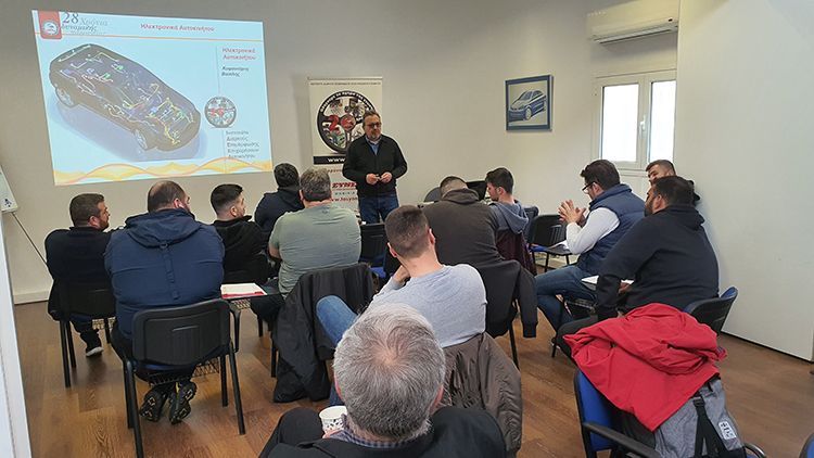 Τεχνικό Σεμινάριο με θέμα Ηλεκτρονικά στο Αυτοκίνητο – Αισθητήρες & Ενεργοποιητές - Έλεγχοι με Παλμογράφο στο Αυτοκίνητο