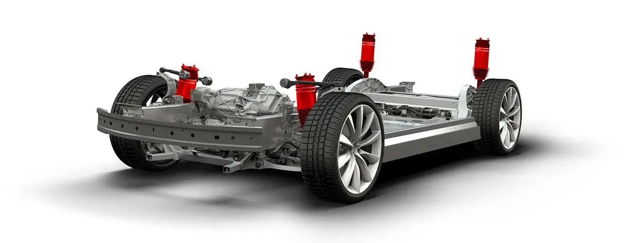 tesla smart air suspension
