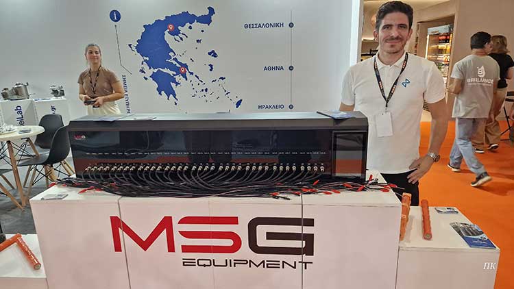 Αποψη απο το περίπτερο της MSG Αν θα επισκευάσετε μπαταρίες Υ.Τ. στο μέλλον τότε είστε εδώ
