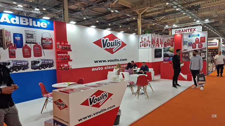 Περίπτερο της Voulis εταιρεία με διεθνείς συμμετοχές σε εκθέσεις